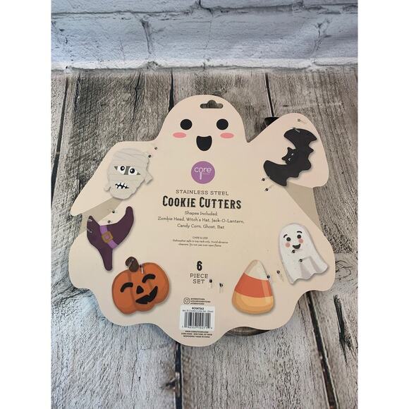 CORE KITCHEN Stainless Steel 6 Piece Halloween Cookie Cutter Set - Picture 3 of 4